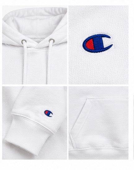Champion Reverse Weave Hoodie ® - White