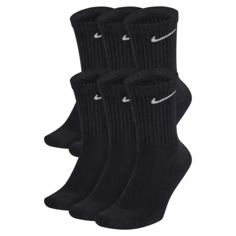 Nike 6 Pairs Crew neck socks - Black