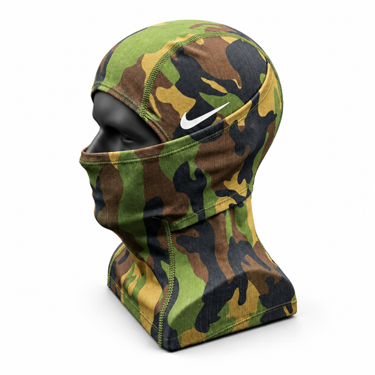 Nike Pro Hyperwarm Balaclava – Green Camouflage