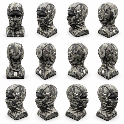 Nike Pro Hyperwarm Balaclava – Gray Camouflage
