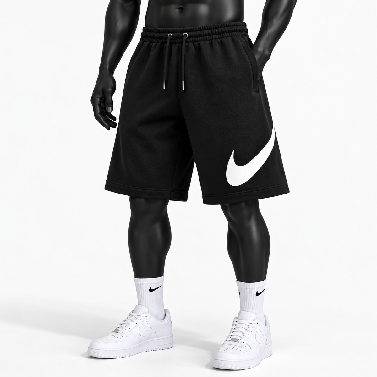 Nike Club Men’s Fleece Shorts - Black