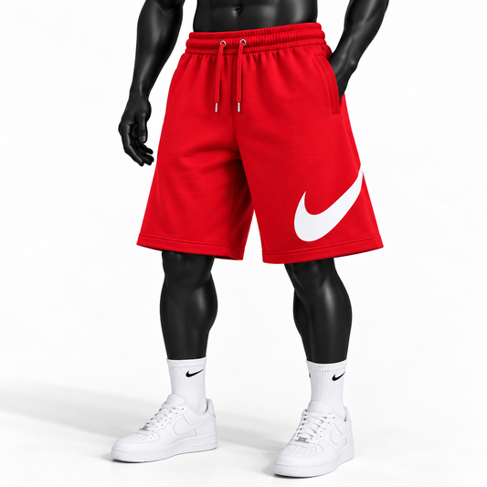 Nike Club Men’s Fleece Shorts - Red