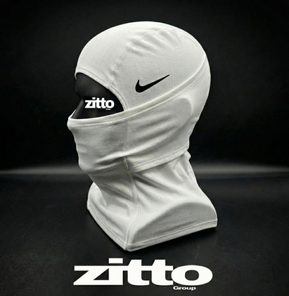 Nike Pro Hyperwarm Balaclava Hood Face Mask - White