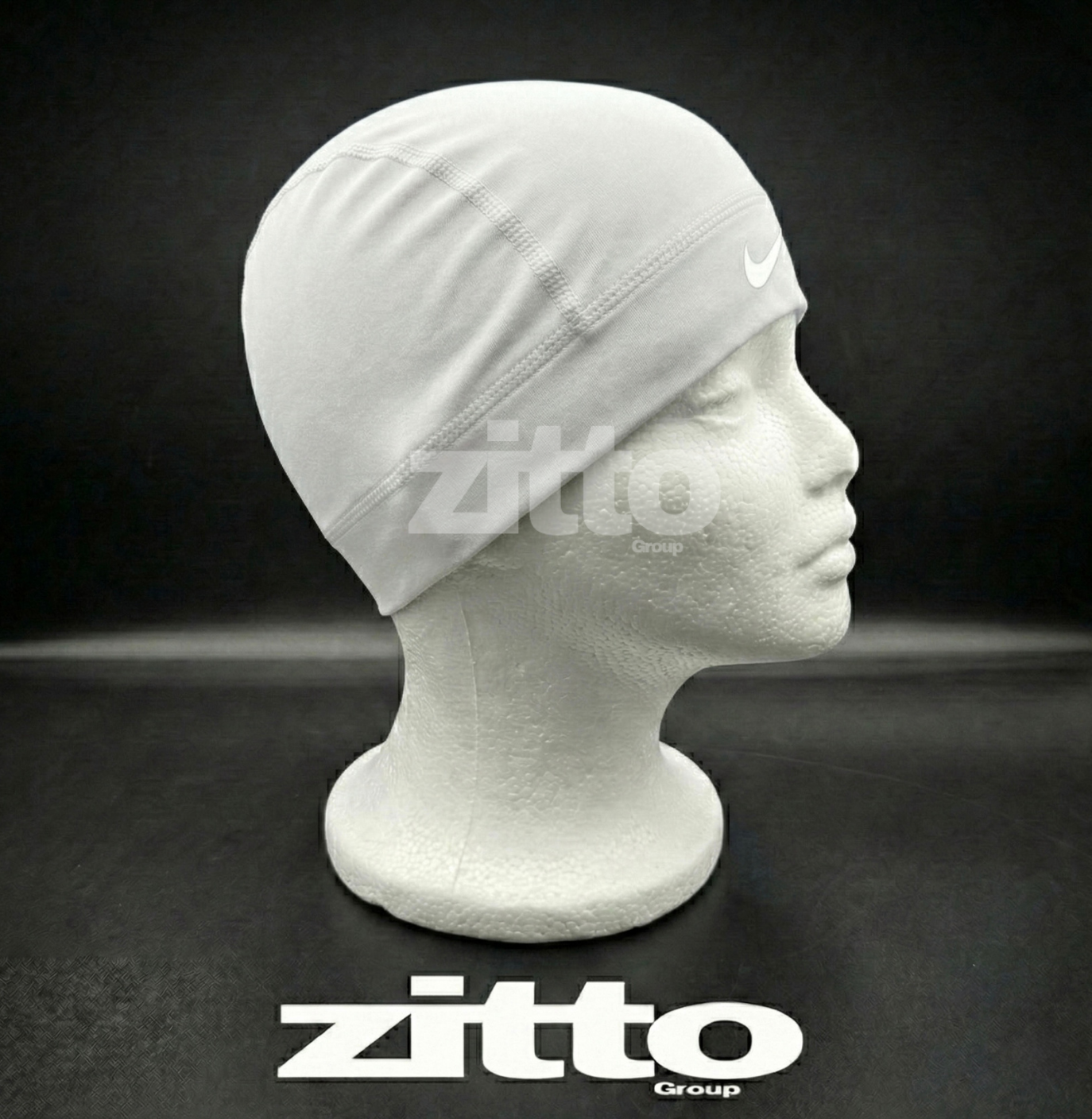 Nike-Pro Skull Cap - White