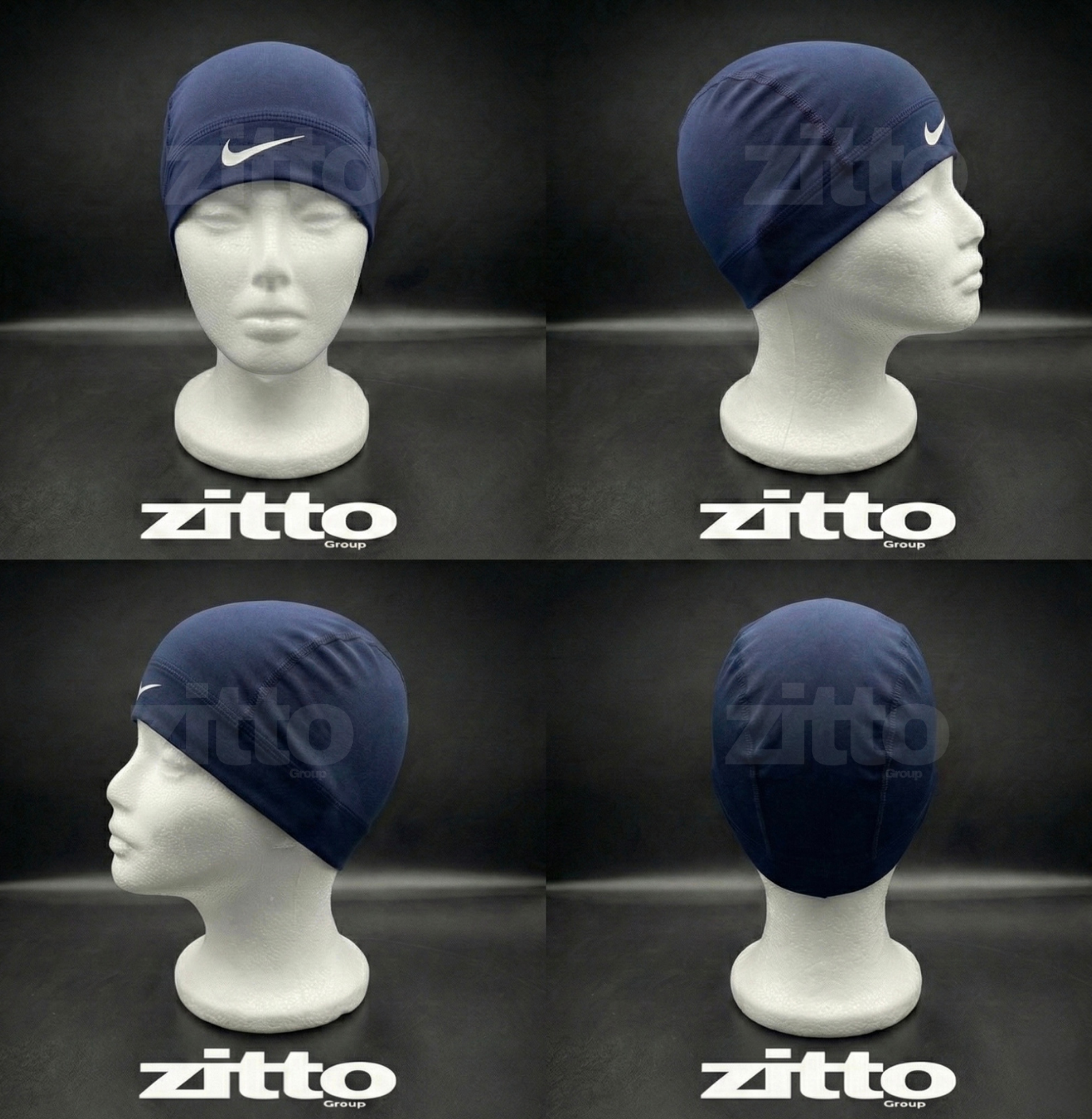 Nike-Pro Skull Cap - Navy