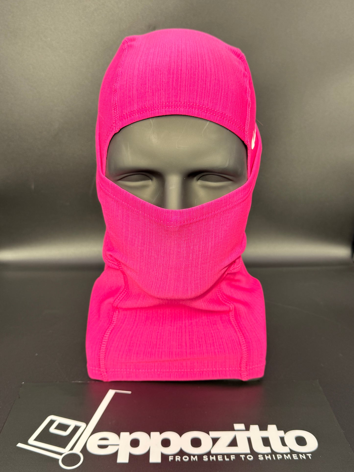 Nike Pro Hyperwarm Balaclava Hood Face Mask - Pink