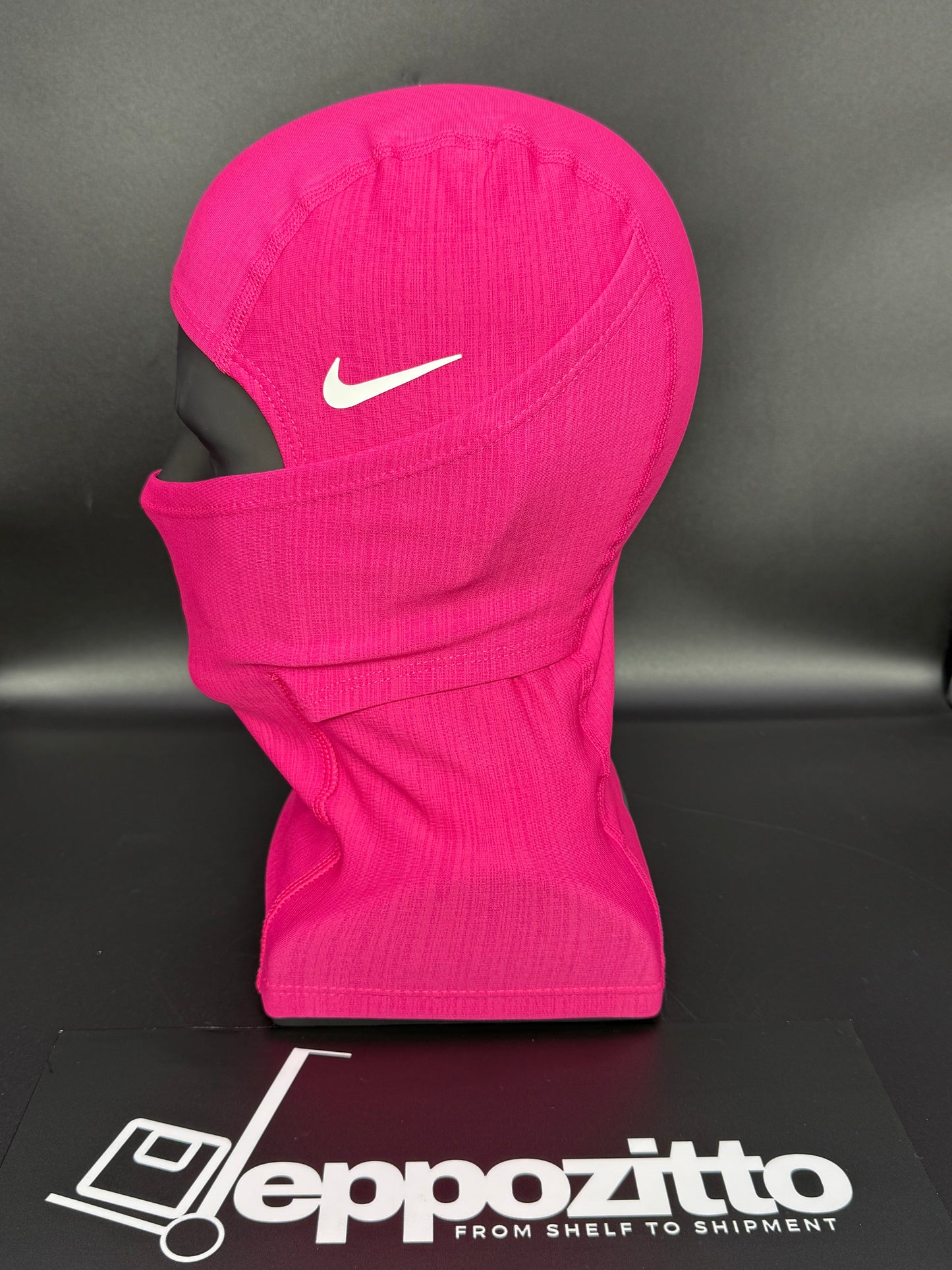 Nike Pro Hyperwarm Balaclava Hood Face Mask - Pink