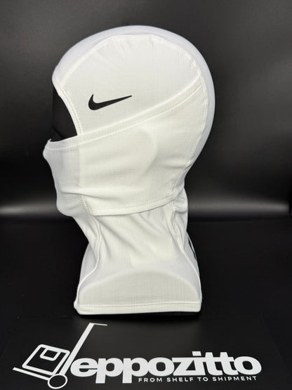 Nike Pro Hyperwarm Balaclava Hood Face Mask - White