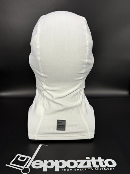 Nike Pro Hyperwarm Balaclava Hood Face Mask - White